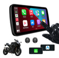 6-Inch Smart Motorcycle Display, Wireless Apple CarPlay & Android Auto, Built-in TPMS, Navigation Support, Siri & Google Assistant, Quick-Release Bracket, IP67 Waterproof